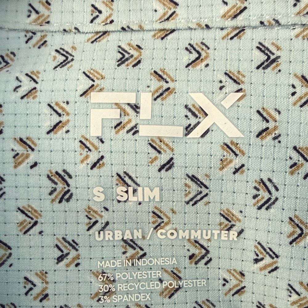 Men's Sky Blue Patterned Casual Shirt - Picture 2 of 4